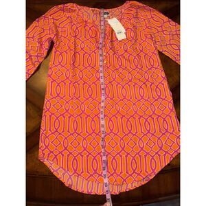Mud Pie Ladies Dress Pink And Orange Small 4/6 NWT